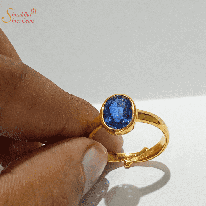Blue Sapphire Ring - Oval 2.50 Ct. - 14K Yellow Gold