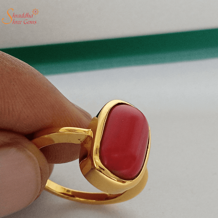 Red Coral Ring 4.00-11.00 Ct.moonga/munga Stone Panchadhatu Ring for Unisex  100% Original AAA Quality Moonga by KEVAT GEMS red - Etsy Canada | Gold  ring designs, Coral ring, Rings for men