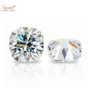 Loose Cushion Cut Moissanite Stone
