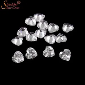 loose heart shape moissanite stone