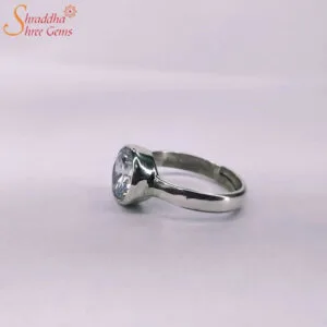 Adjustable Zircon Gemstone Ring
