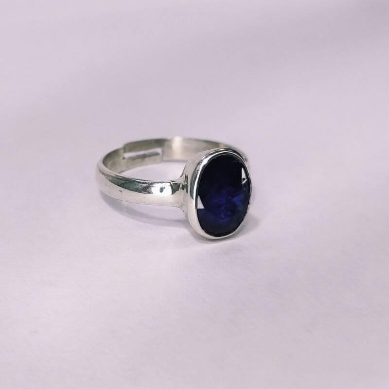 Natural And Certified Blue Sapphire Ring | Neelam Rings
