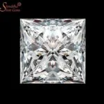 Loose Princess Cut Moissanite Stone