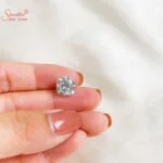 Loose Cushion Cut Moissanite Stone