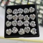 loose heart shape moissanite stone