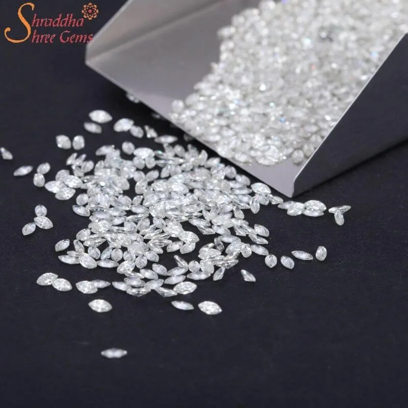 marquise shape moissanite stone