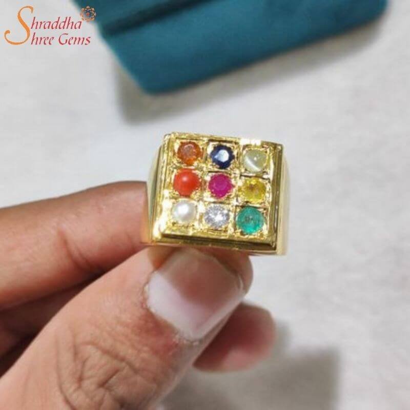 Navratna Ring at Rs 5000/piece | नवरत्न की अंगूठी in Ghaziabad | ID:  18388325373