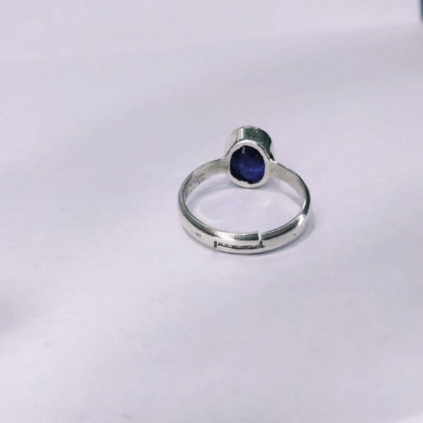Adjustable Blue Sapphire Ring
