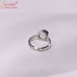 Adjustable Pearl Gemstone Ring