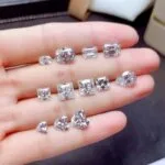 Loose Princess Cut Moissanite Stone