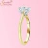 Solitaire Moissanite Diamond Engagement Ring