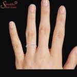 Mini Moissanite Diamond Stackable Ring