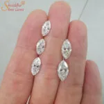 marquise shape moissanite stone