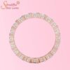 vintage design moissanite diamond band