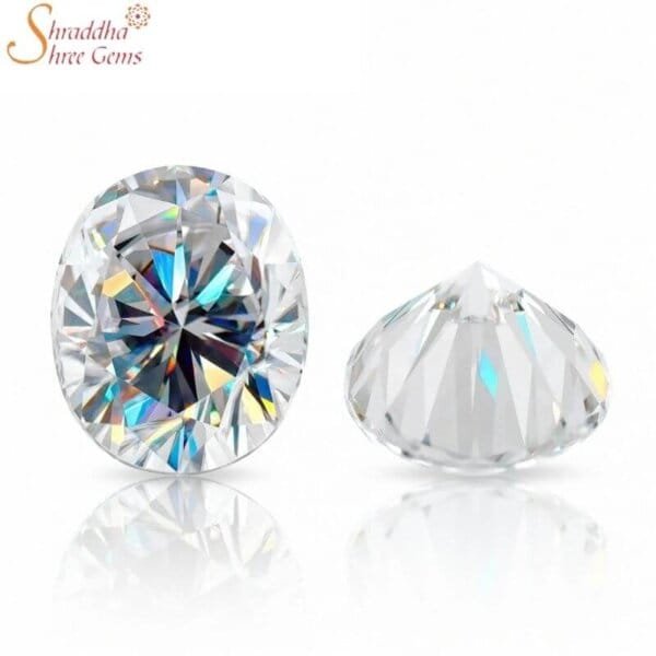 loose oval shape moissanite stone (3)