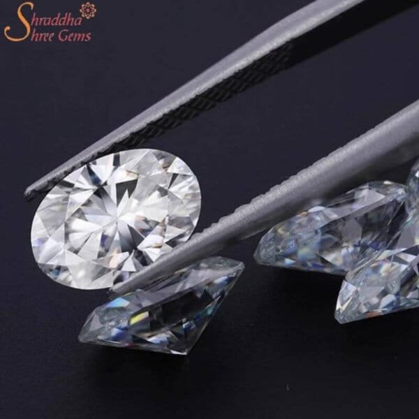 loose oval shape moissanite stone (3)