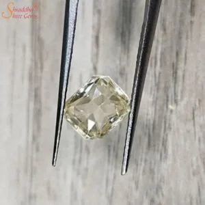 Cushion Shape Loose Yellow Sapphire Gemstone