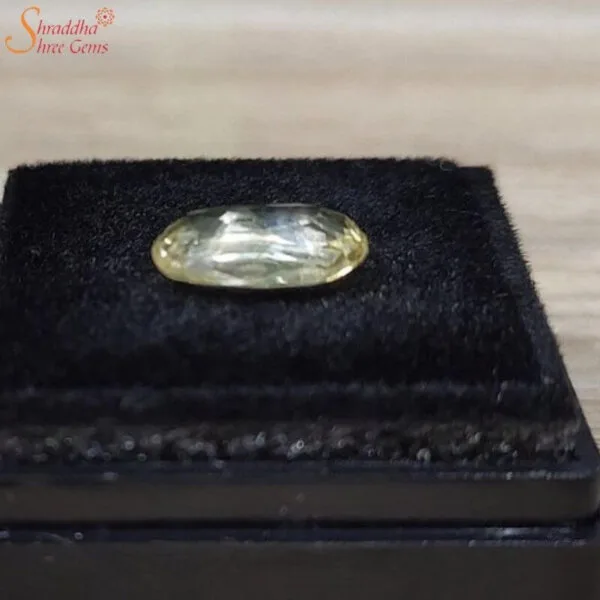 Natural Ceylon Yellow Sapphire Gemstone