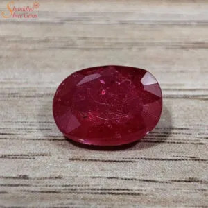 Certified 5 Carat Loose Ruby Gemstone