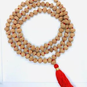 Natural 5 Mukhi Rudraksha Mala