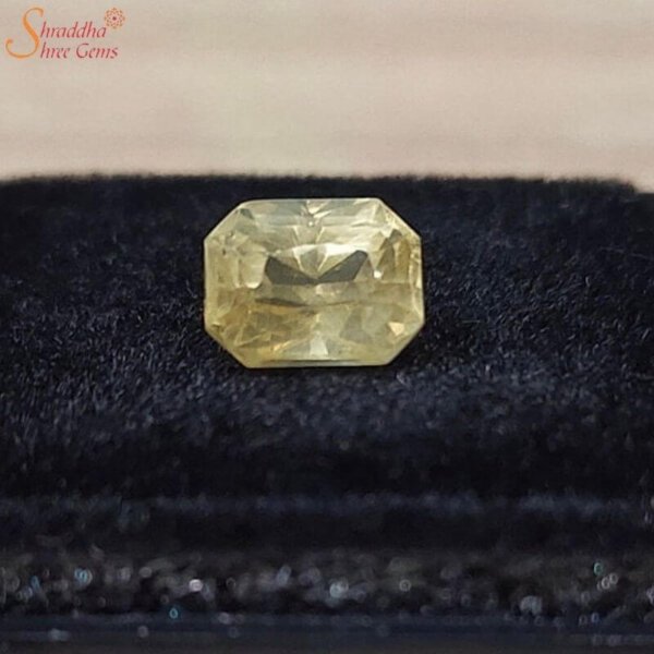 Loose Ceylon Yellow Sapphire Gemstone