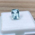 Loose Emerald Shape Aquamarine Gemstone