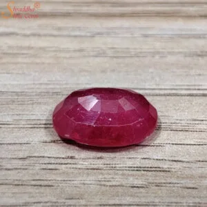 Oval Shape 6 Carat Loose Ruby Gemstone (Manik)