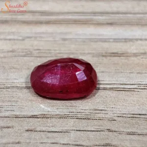Certified 5 Carat Loose Ruby Gemstone