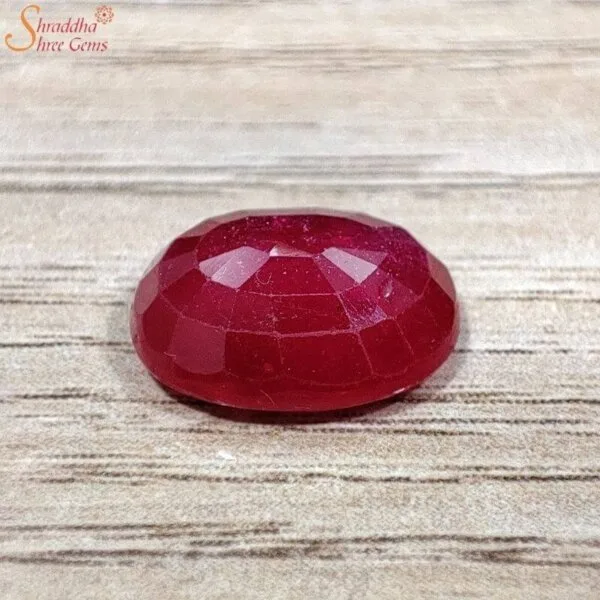 Certified 6 Carat Loose Ruby Gemstone (Manik)