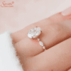 Oval Shape Moissanite Diamond Engagement Ring