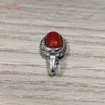Natural Coral Pendant, Moonga Pendant