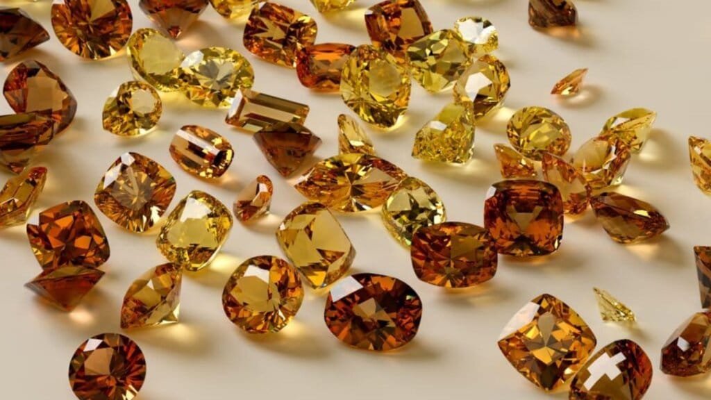 Citrine gemstone