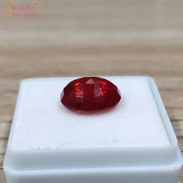 Natural 6 Carat Red Sapphire Gemstone