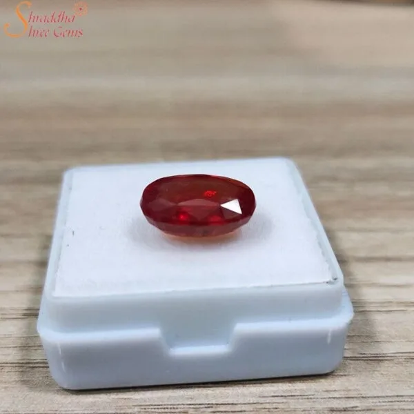 5 Carat Loose Red Sapphire Gemstone