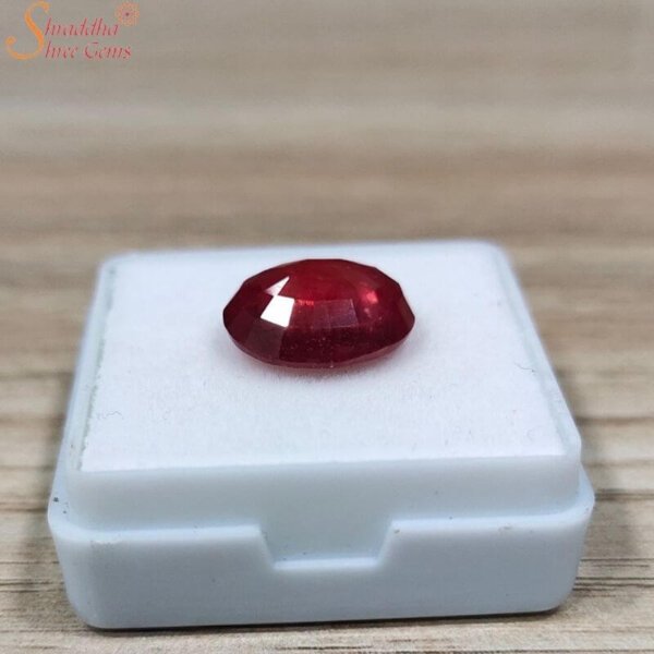 6 Carat Loose Red Sapphire Gemstone