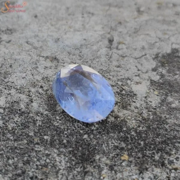 6 Carat Ceylon Blue Sapphire (Neelam) Gemstone