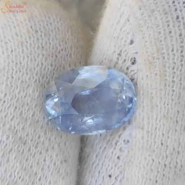 6 Carat Ceylon Blue Sapphire (Neelam) Gemstone