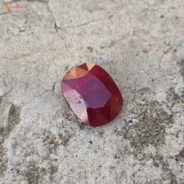7 Carat Mozambique Ruby (Manik) Gemstone