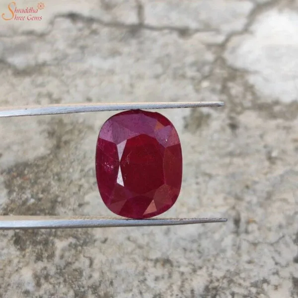 7 Carat Mozambique Ruby (Manik) Gemstone