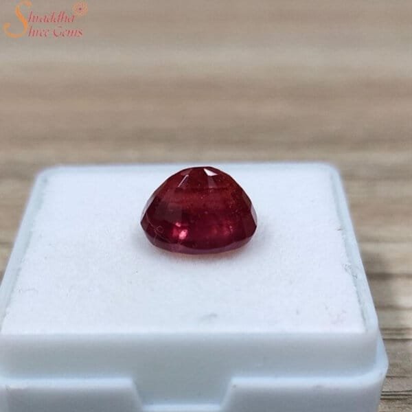 Natural 4 Carat Red Sapphire Gemstone