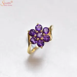 Beautiful Amethyst Gemstone Ring