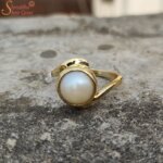 Natural Pearl (Moti) Gemstone Ring
