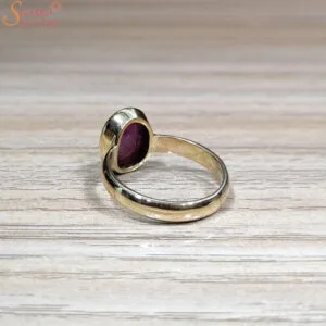 Natural Ruby (Manik) Gemstone Ring