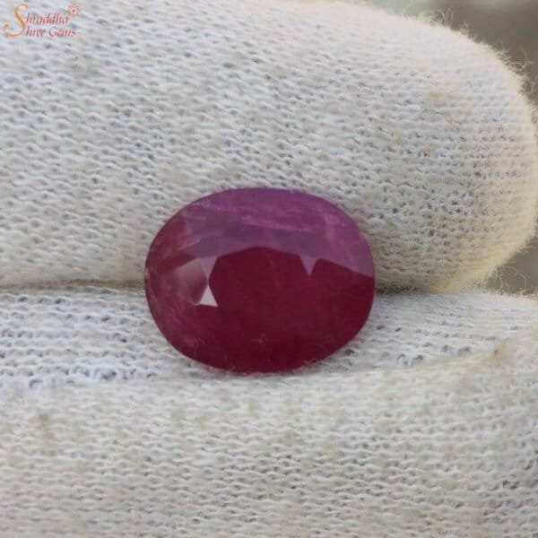 7 Carat Loose Ruby(Manik) Gemstone