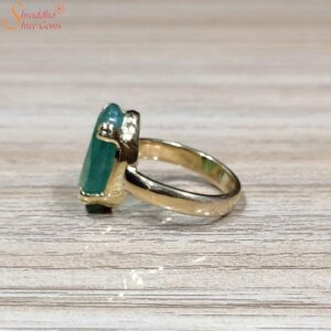 Natural Emerald (Panna) Gemstone Ring