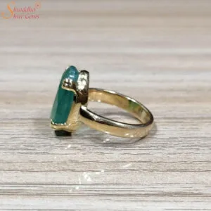 Natural Emerald (Panna) Gemstone Ring