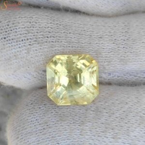 6.38 Carat Yellow Sapphire Gemstone