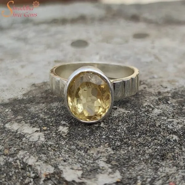 high quality citrine gemstone ring (2) certified citrine (sunela) gemstone ring