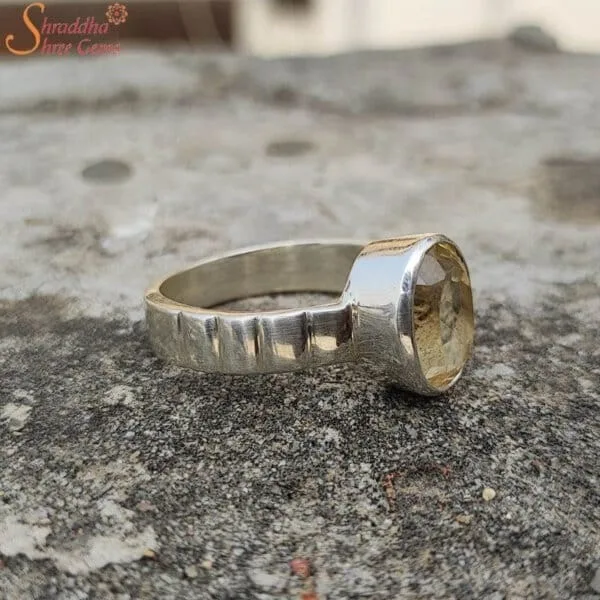 high quality citrine gemstone ring (4) certified citrine (sunela) gemstone ring