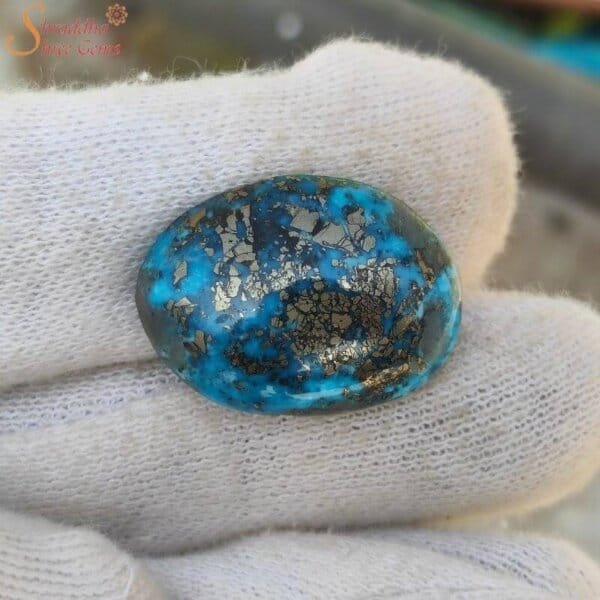 Natural 7 Carat Turquoise (Firoza) Gemstone